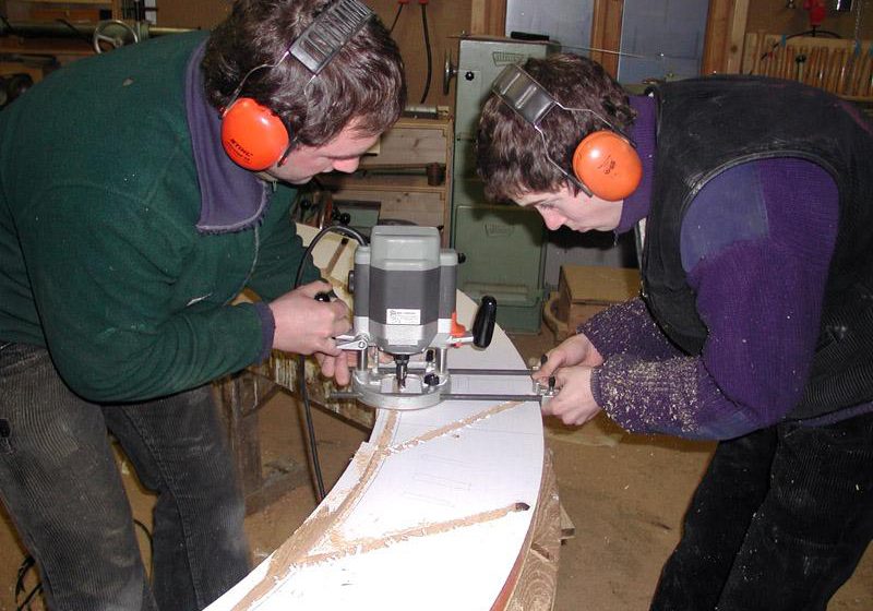 Es klappert die Mühle am rauschenden Bach.....eine alte Mühle hat aus unserer Hand ein neues Wasserrad erhalten.