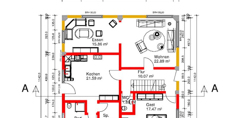 Planung und Bauleitung eines Bauernhauses in Biberach